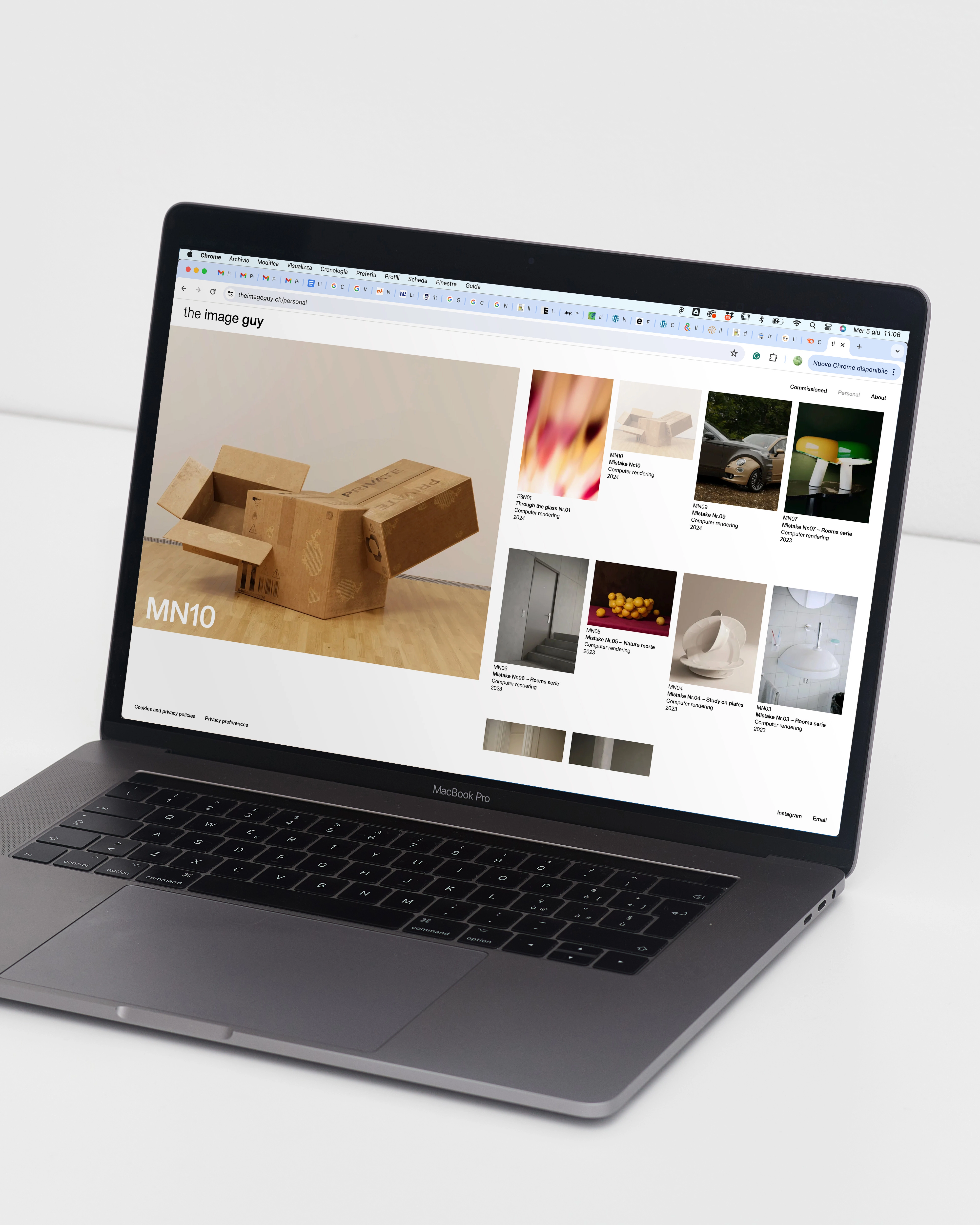 Web design digital interfaces